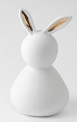 Räder Porzellanhase groß Dame goldene Ohren 19x16x29cm 