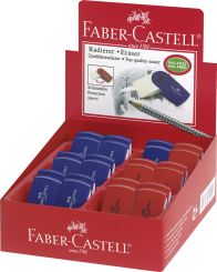 Faber-Castell Radierer Sleeve Mini rot/blau 