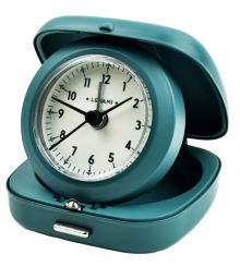 Legami Reisewecker Analog Petrol Blue 