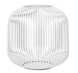 Blomus Laterne H 27 cm Ø 27,5 cm Lito White 