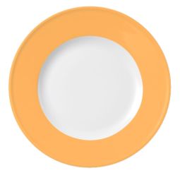 Dibbern Solid Color Mandarine Teller Flach 19 cm Fahne 