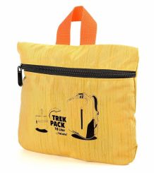 Troika Rucksack Roll Top faltbar gelb 