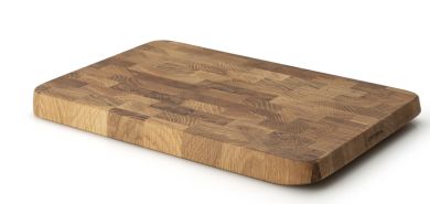 Continenta Schneidebrett 38x25x3 cm Eiche Stirnholz 