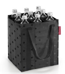 Reisenthel Bottlebag Glossy Dots Black 