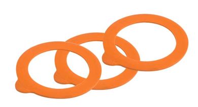 Kilner 6er Pack Einkochringe für 0.35 - 2 L. , 13,5x1,5x19,5 cm 