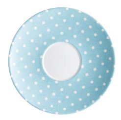 Hutschenreuther Springtime Türkis Cappuccino-Untertasse 