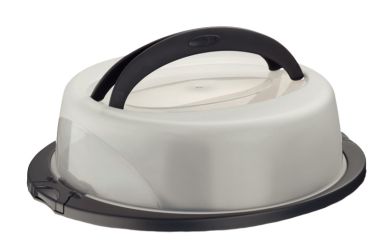 Kela Obstkuchenbehälter Deli dunkelgrau 