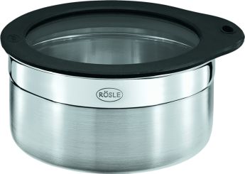 Rösle Dose mit Frischhaltedeckel Ø 12 cm H 6 cm 
