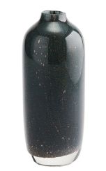 Gift Company Linen Vase H19 cm Glitzer Bubbles lang anthrazit df 