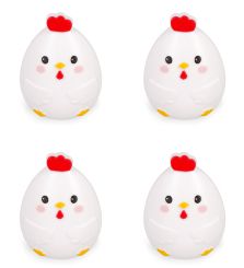 Legami 4er-Set Verschluss Clips Hen 