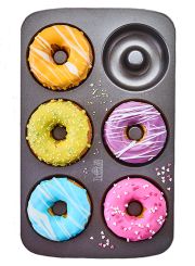 Birkmann Donut-Blech Easy Baking 6-fach Ø 9 cm 