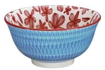 Cilio Bowl AMICI Rauten Blau 15,5 Cm 