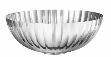 Georg Jensen Schale groß 26 cm Bernadotte Edelstahl 