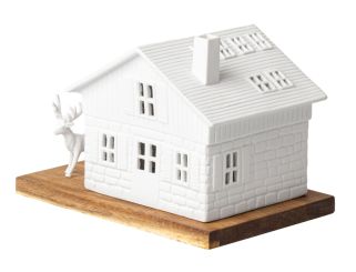 Räder Lichthaus Skihütte 18x12x13cm 