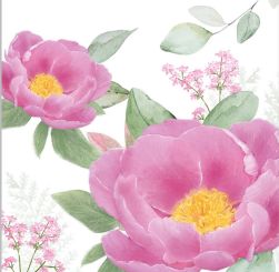 Paperproducts Servietten 25x25 cm Rose Fantasy 