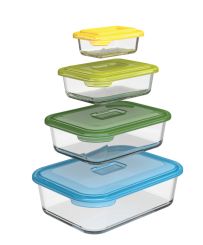 JosephJoseph Nest Storage 4-tlg. Glasset mit Deckel 