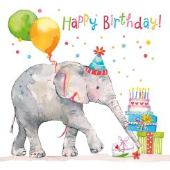 Paperproducts Design Servietten 33x33 Birthday Elephant 