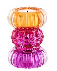 Gift Company Sari Teelichthalter H11 5 cm rund orange/pink/lila gs 