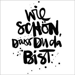 Paperproducts Design Servietten 33x33 cm Dass du da bist 