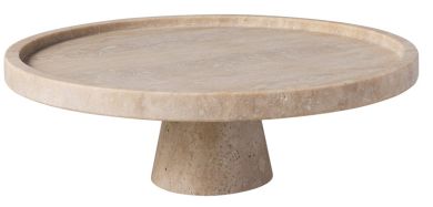 Villeroy & Boch Manufacture Travertine Servierschale Mt Fuß 280x100 mm 