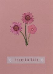 Räder Blumengruss Glückwunschkarte Happy Birthday 