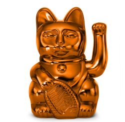 Donkey Winkekatze Lucky Cat Shiny Copper 