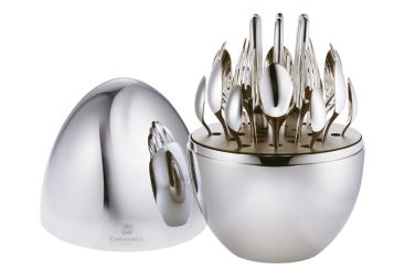 Christofle Mood Easy 24-teiliges Set für 6 Personen Mood Versilberte 