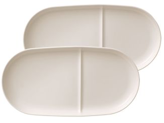 Villeroy & Boch Soup Passion Keramiktablett 2er Set 33x16 cm 