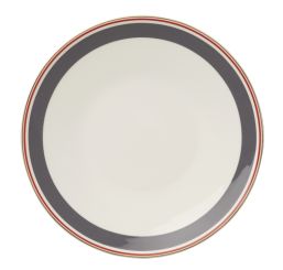 Dibbern Capri Teller 28 cm Anthrazit / Rot 