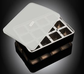 Lurch Ice Former Würfel 4x4 cm Schwarz Transparent 