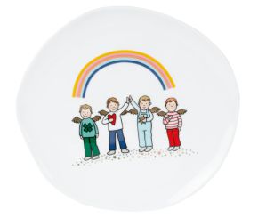 Räder Himmlische Brüder Teller Dia:14 cm 