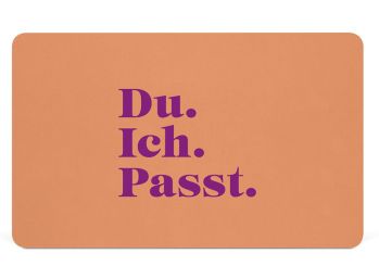 Paperproducts Frühstücksbrettchen D@H Du. Ich. Passt. 