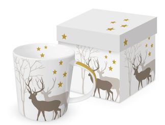 Paperproducts Trend Mug Winter Deers white 