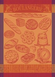 Garnier-Thiebaut Geschirrtuch Boulangerie Moulin Ambre 56x77 cm 100% gekämmte Baumwolle 