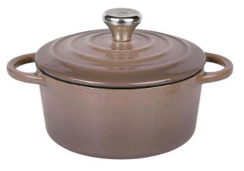 Küchenprofi Mini-Cocotte Rund 10 cm Taupe Provence 