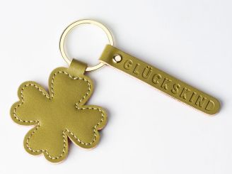 Räder Schlüsselfreude Glückskind Kleeblatt 8x8cm 