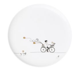 Räder Hobby Geschenkteller Radfahren Ø 15 cm 