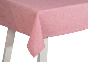 Pichler Tischdecke 130x170 cm Faro pink 90% CO 10% PES 