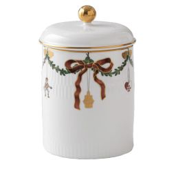 Royal Copenhagen Starfluted Christmas Jar with Lid 