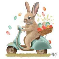 Paperproducts Servietten 33x33 cm Bunny Dash 