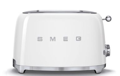 Smeg Toaster 2-Schlitz Weiß 