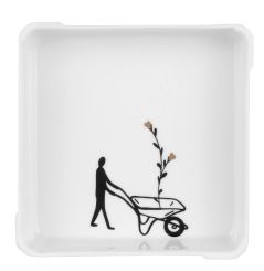 Räder Bildergeschichten Schälchen Blumenschubkarre 12x12x3 cm 