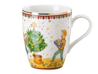 Hutschenreuther Becher mit Henkel Sammelkollektion 2024 Weihnachtsleuchten 