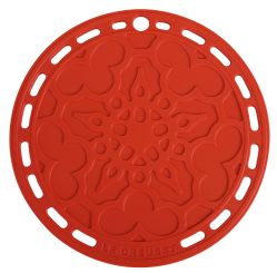 Le Creuset Silikon Untersetzer Tradition Kirschrot 