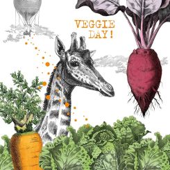 Paperproducts Design Servietten 33x33 cm Veggie Day 