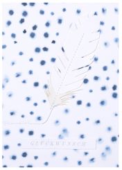 Räder Tintenblau Karte Glückwunsch silber 