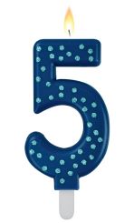 Legami Maxi-Kerze für Torte Blue 5 