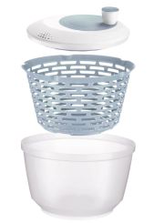 Westmark Salatschleuder Spinderella 4,4 L rutschfest blau 