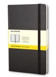 Moleskine Notizbuch P/A6 Kariert Hard Cover Schwarz 