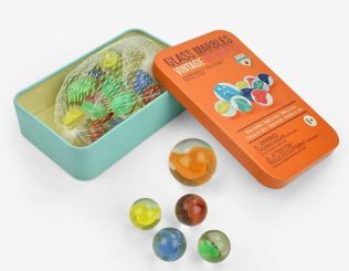 Legami Glasmurmeln in Box 